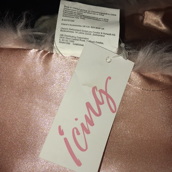 BLUSH Stole Scarf Faux Fur - Hook&Eye Closure - Picture 4 of 6